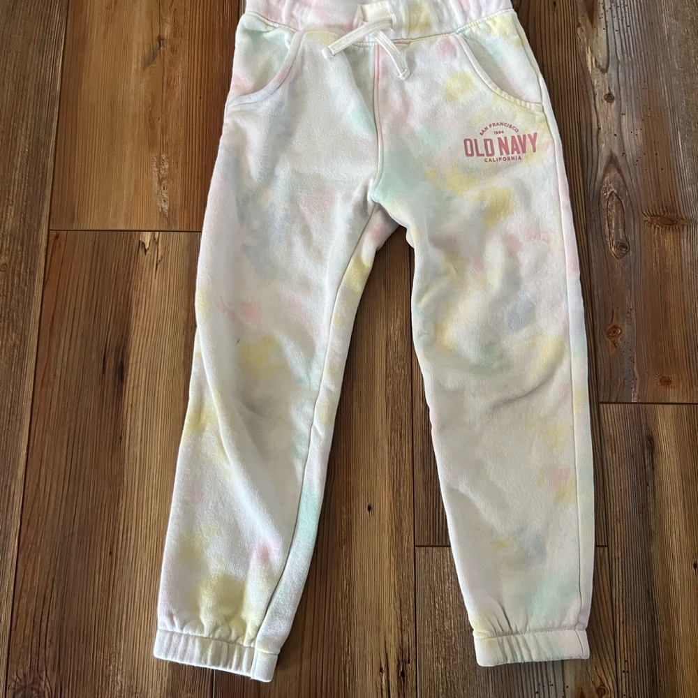 ⭐️Bundle 5 for $30 - Old Navy Pastel Tie-Dye Fleece Joggers